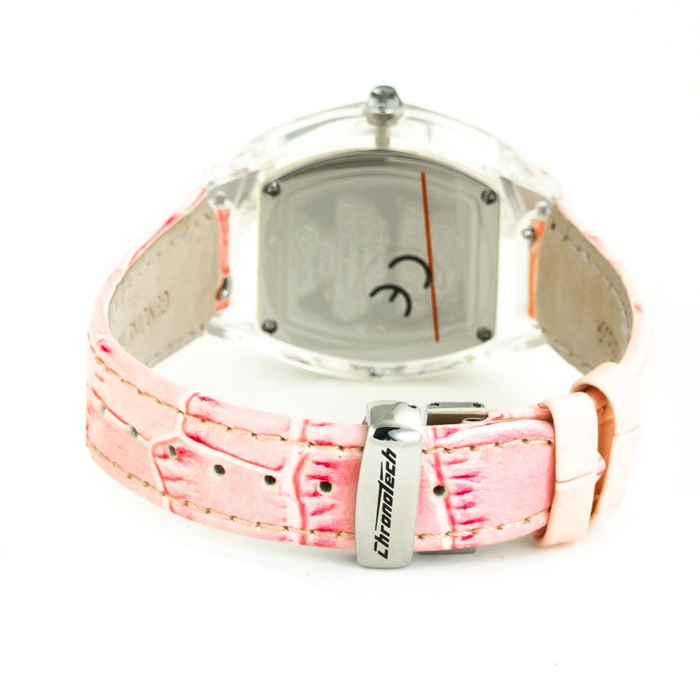 Multicolor Leather Dress Watch