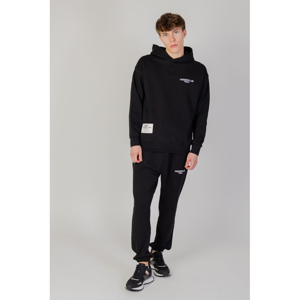 Black Cotton Hoodie
