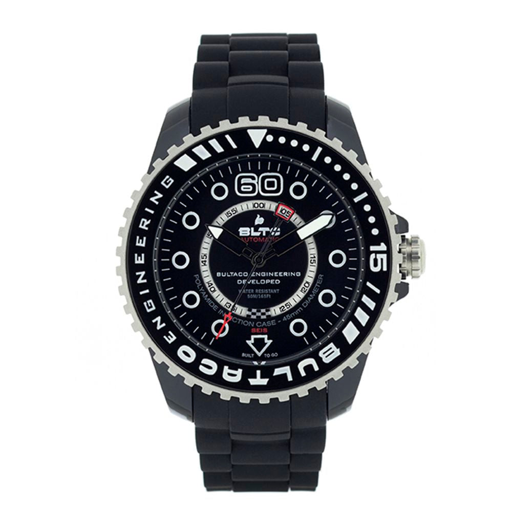 Black Synthetic Sport Watch