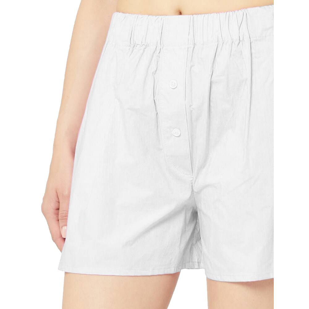White Cotton Short