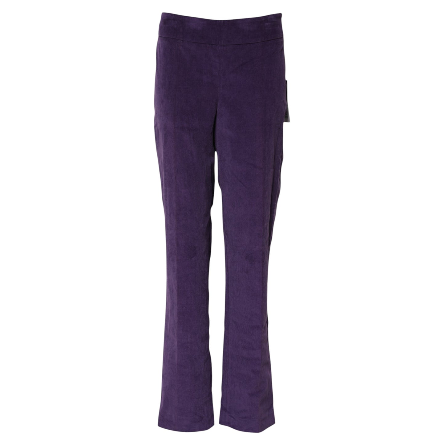 Purple High Waisted Flared Pants