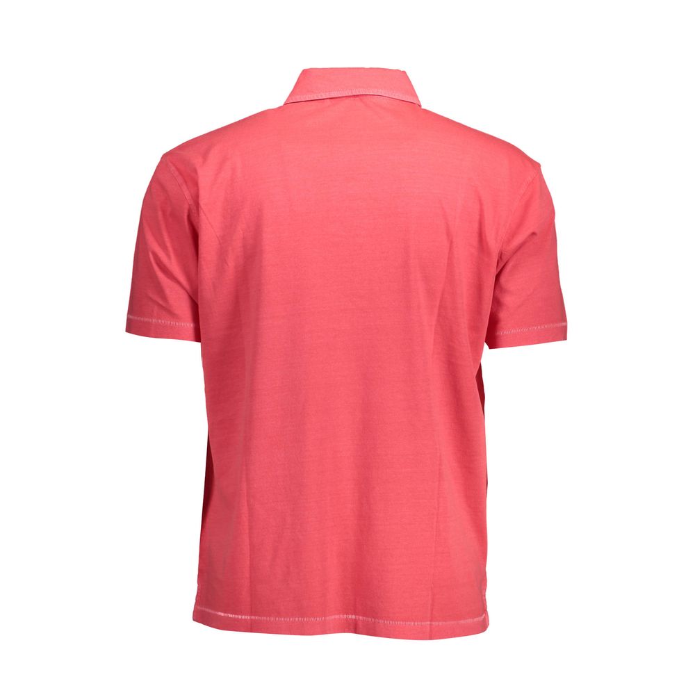Pink Cotton Polo Shirt