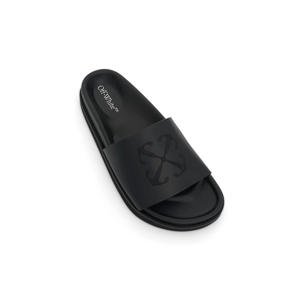Black Rubber Slippers