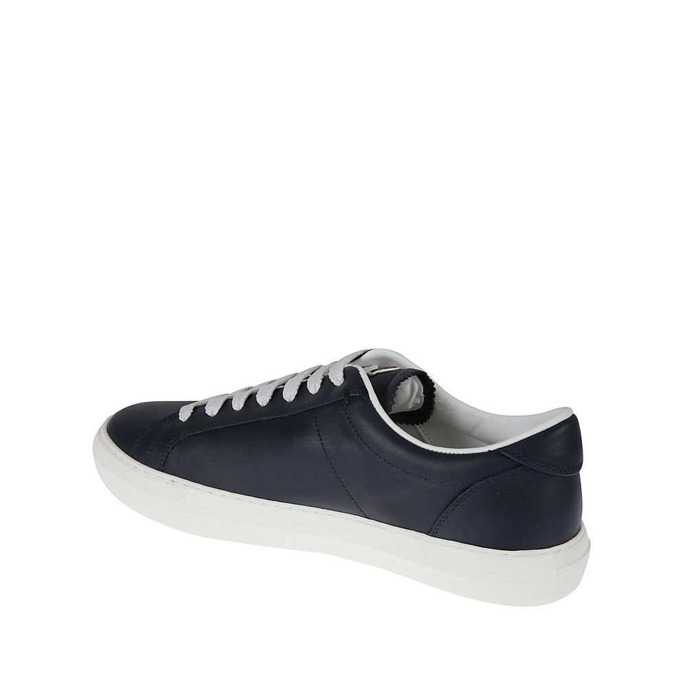 Blue Calfskin Low Top Sneakers