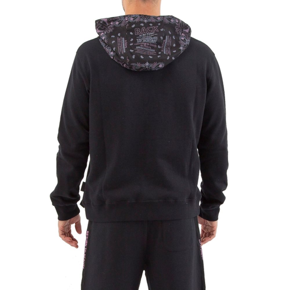 Black Cotton Sweatshirt