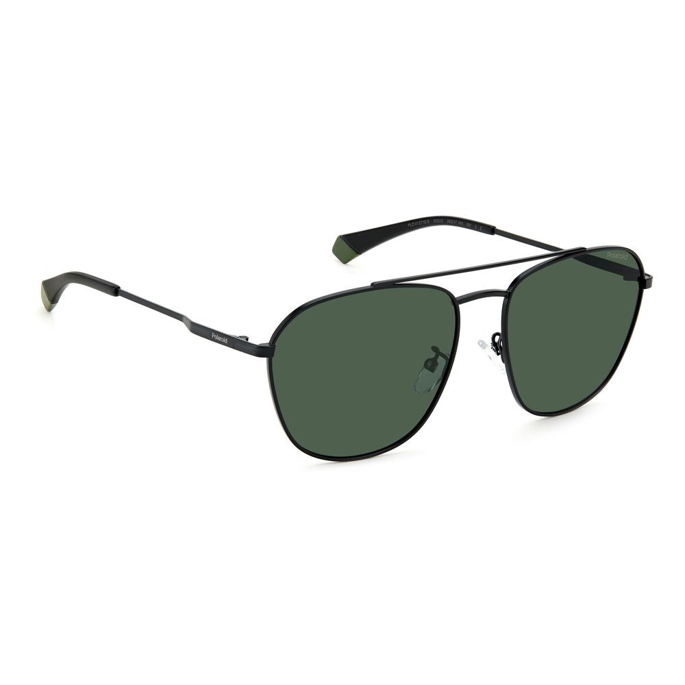 Black Stainless Steel Sunglasses