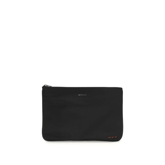 Black Nylon Clutch Bag