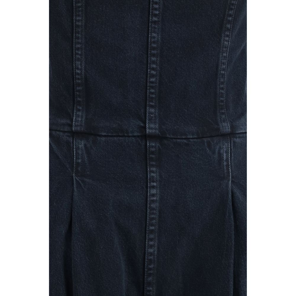 Blue Cotton Jumpsuit
