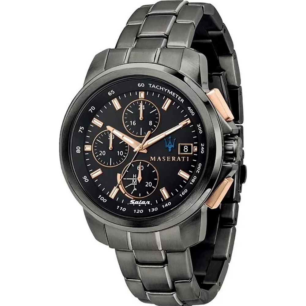 Black Stainless Steel Sport Watch