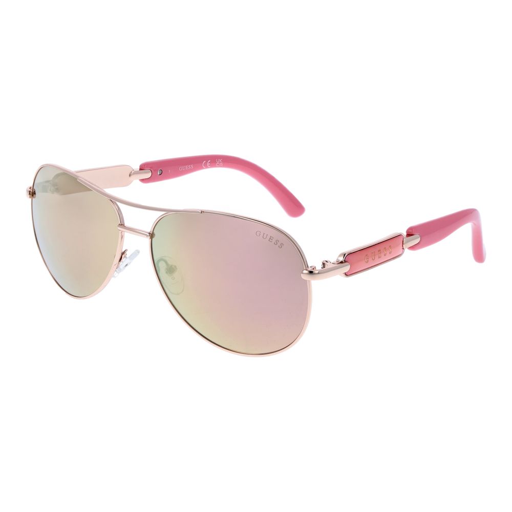Rose Gold Metal Sunglasses