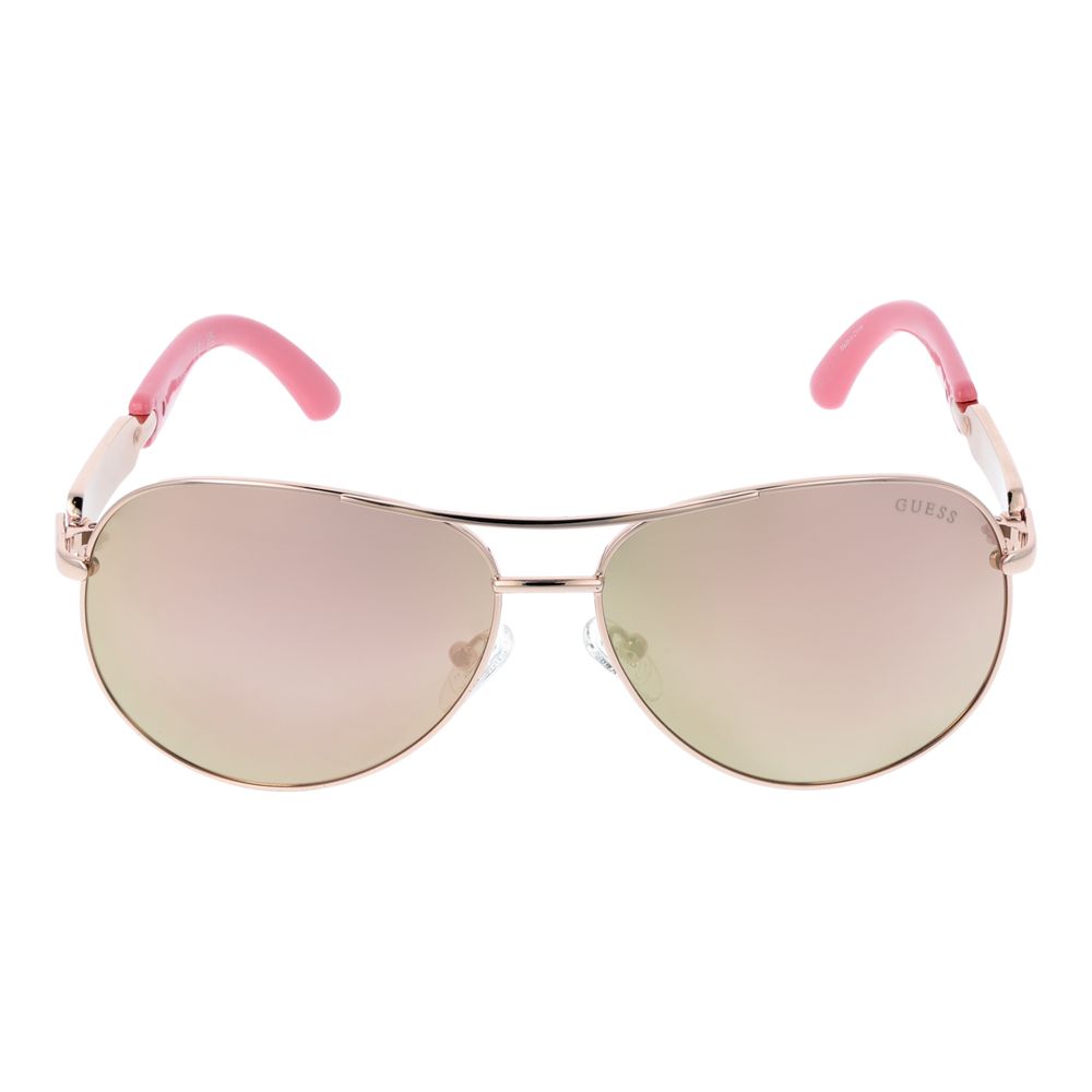 Rose Gold Metal Sunglasses