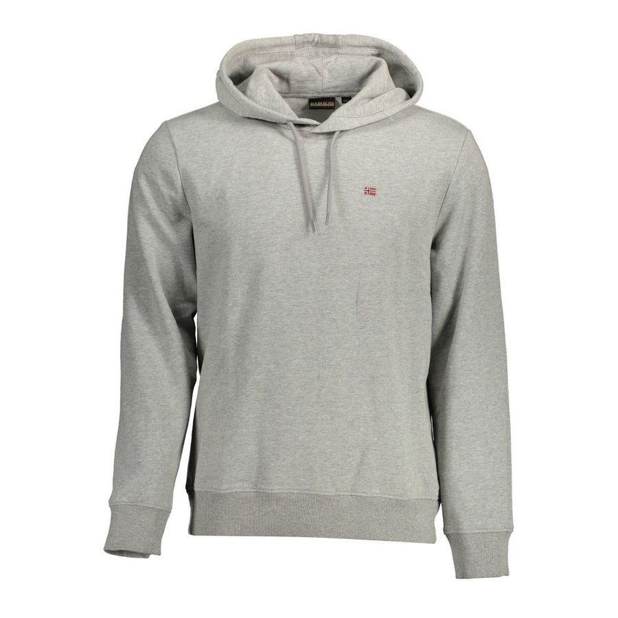 Gray Cotton Hoodie
