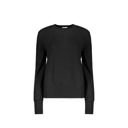 Black Virgin Wool Sweatshirt