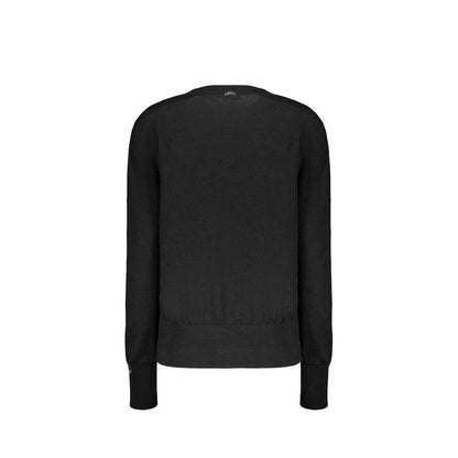 Black Virgin Wool Sweatshirt