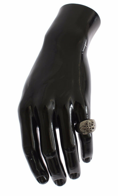 Silver 925 Sterling Authentic  Crest Ring