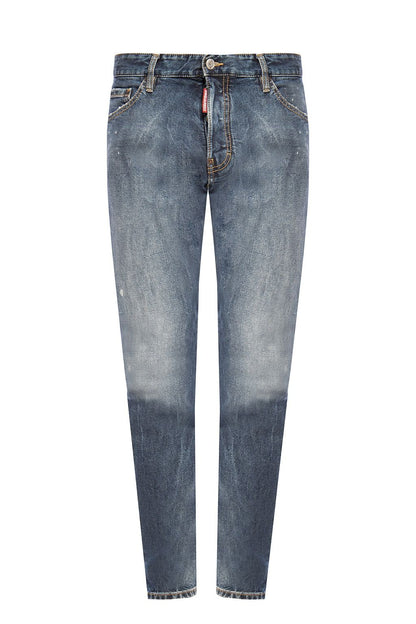 Blue Cotton Men Jeans