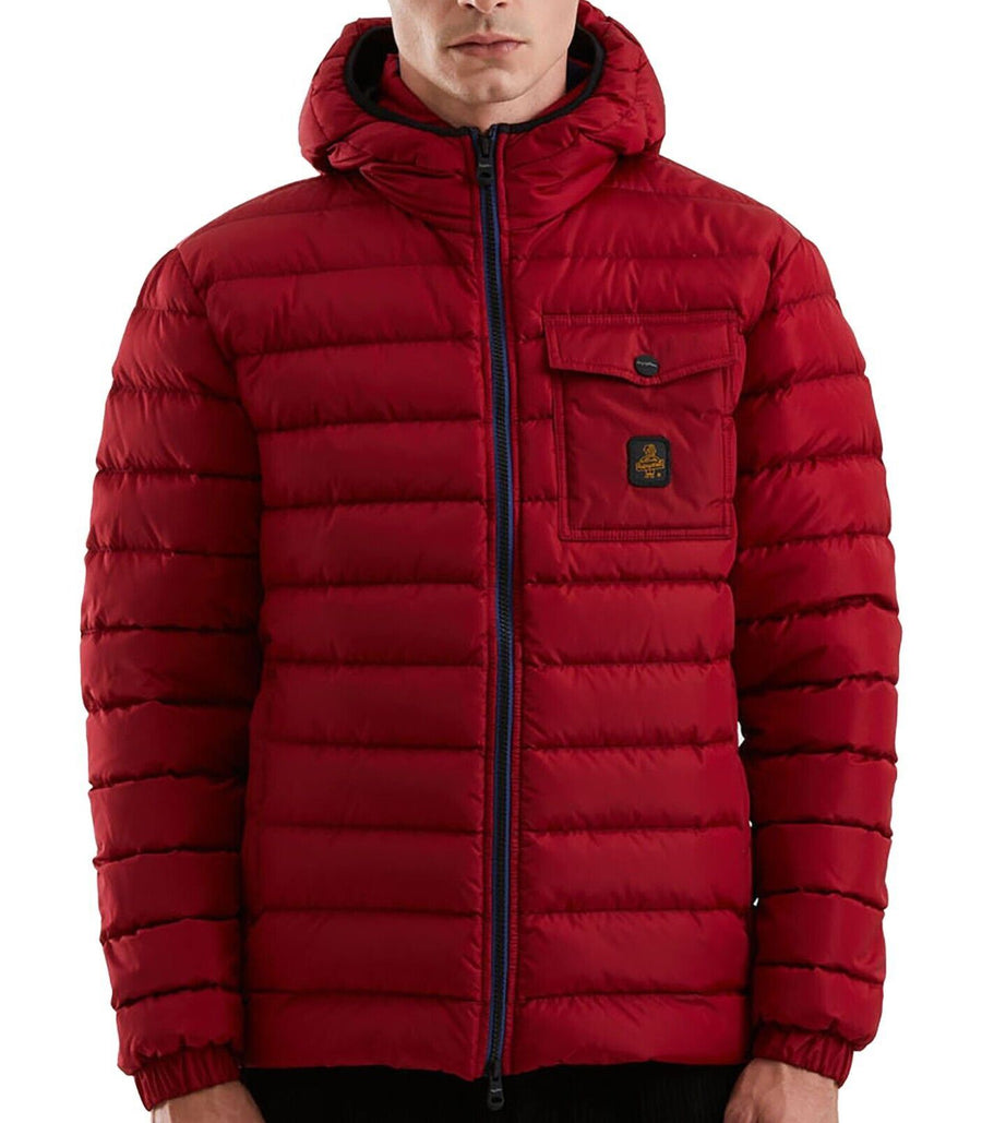 Red Nylon Men's Jacket