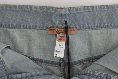 Beachwear Blue Denim City Casual Dress Shorts