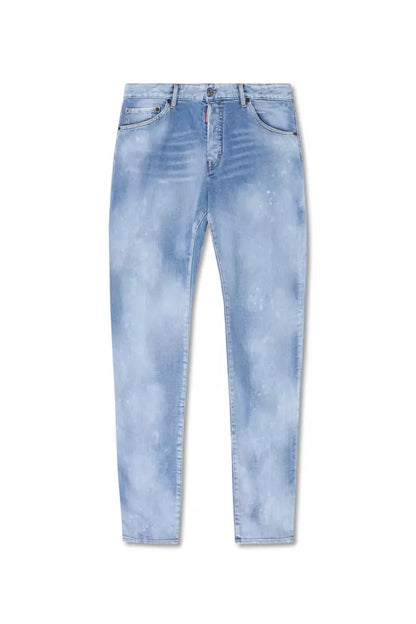 Blue Cotton Men Jeans