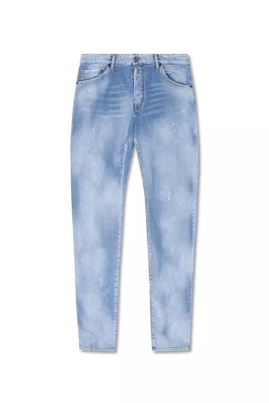 Blue Cotton Men Jeans