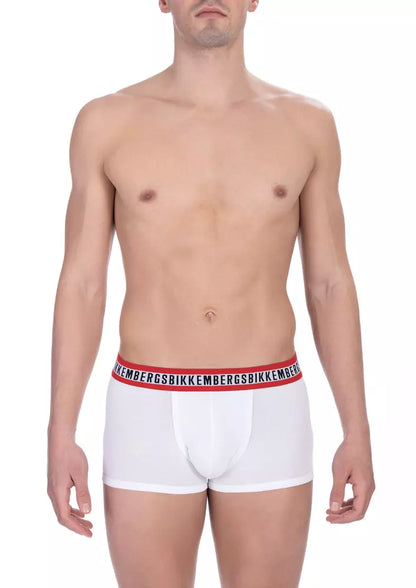 White Cotton Men's Trunk Twin Pack