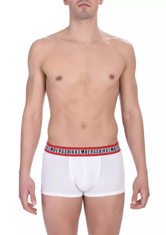 White Cotton Men's Trunk Twin Pack