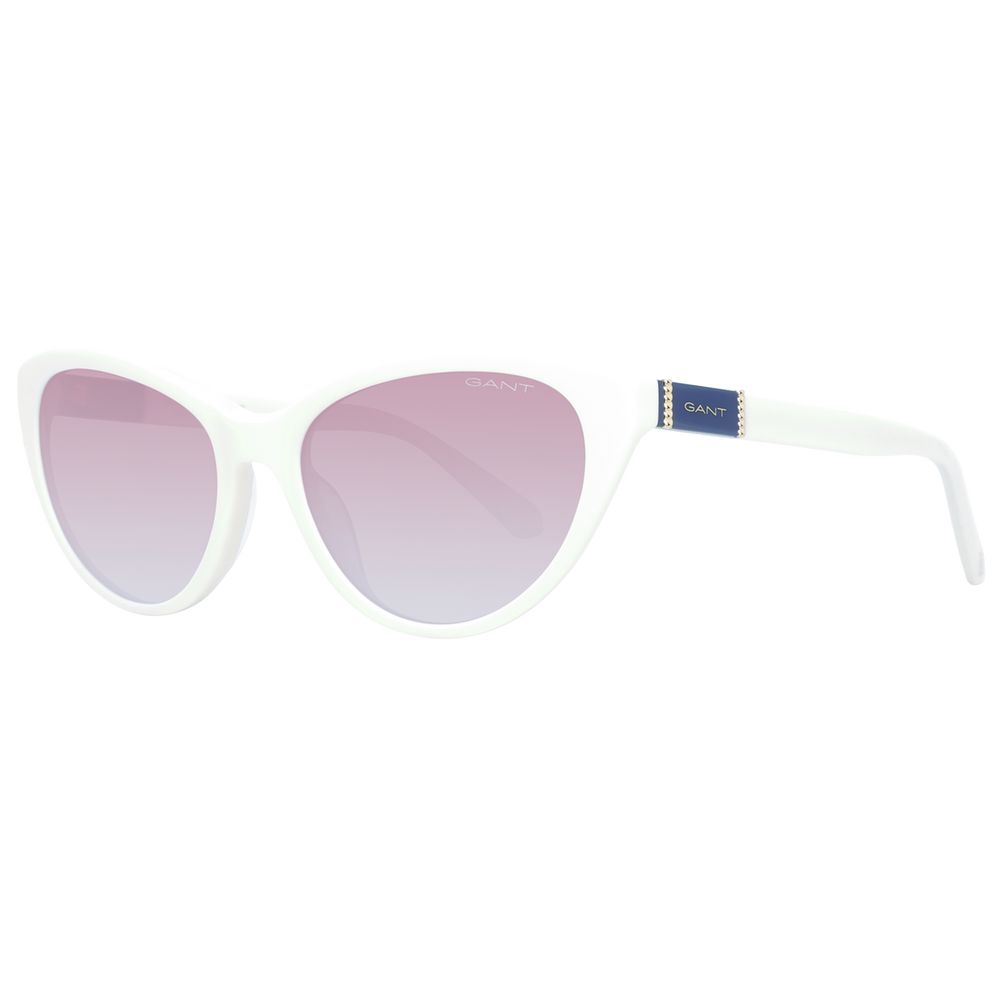 Cream Plastic Sunglasses