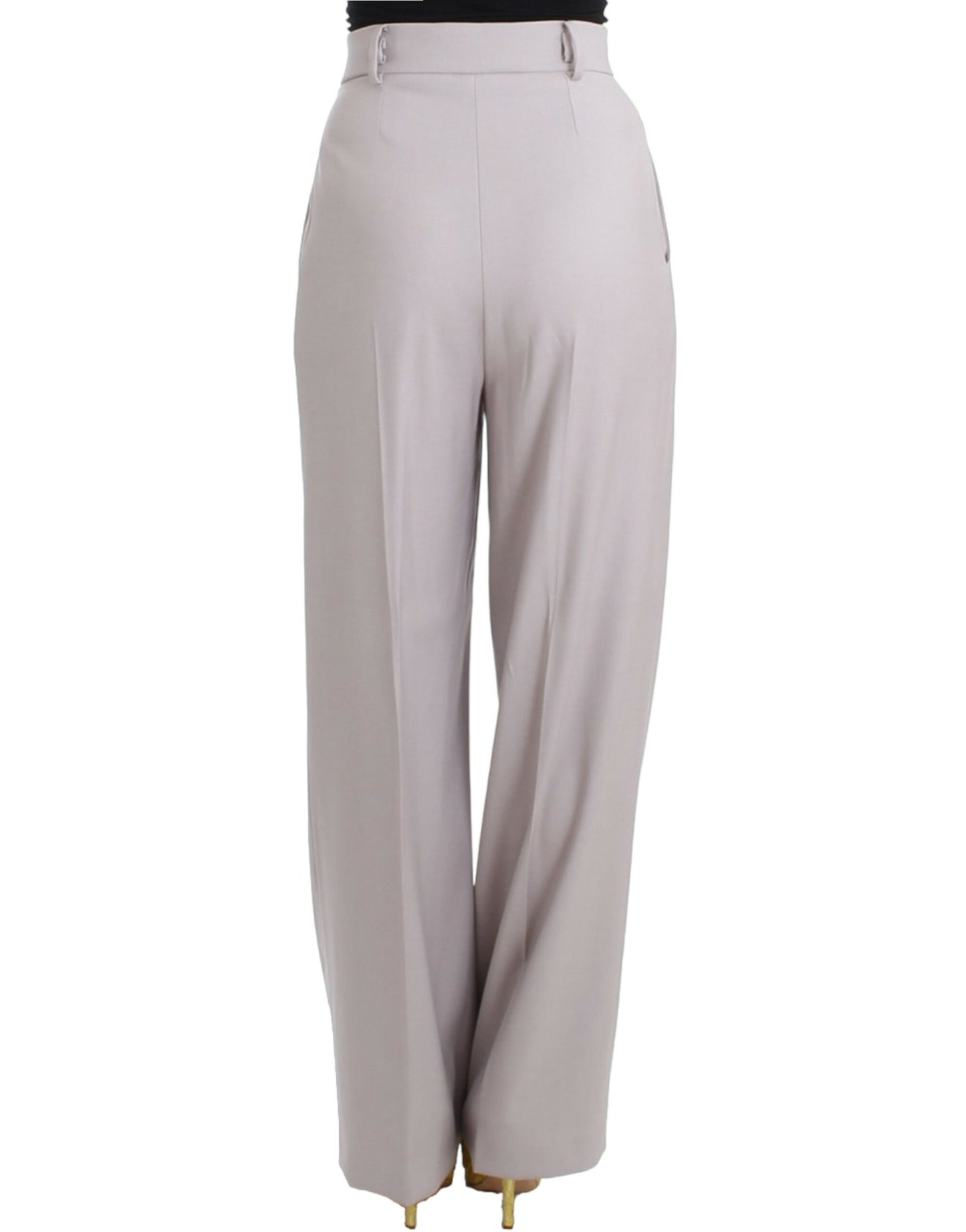 Gray high waist pants