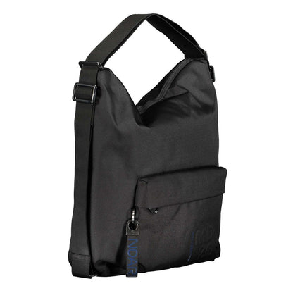 Black Polyester Shoulder bag