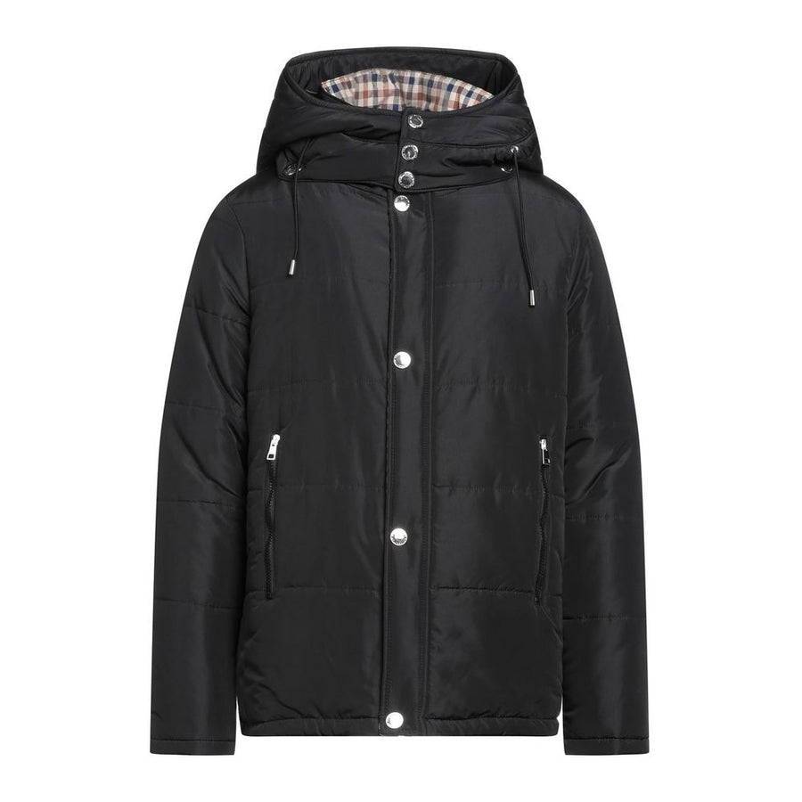 Black Polyamide Men's Jacket