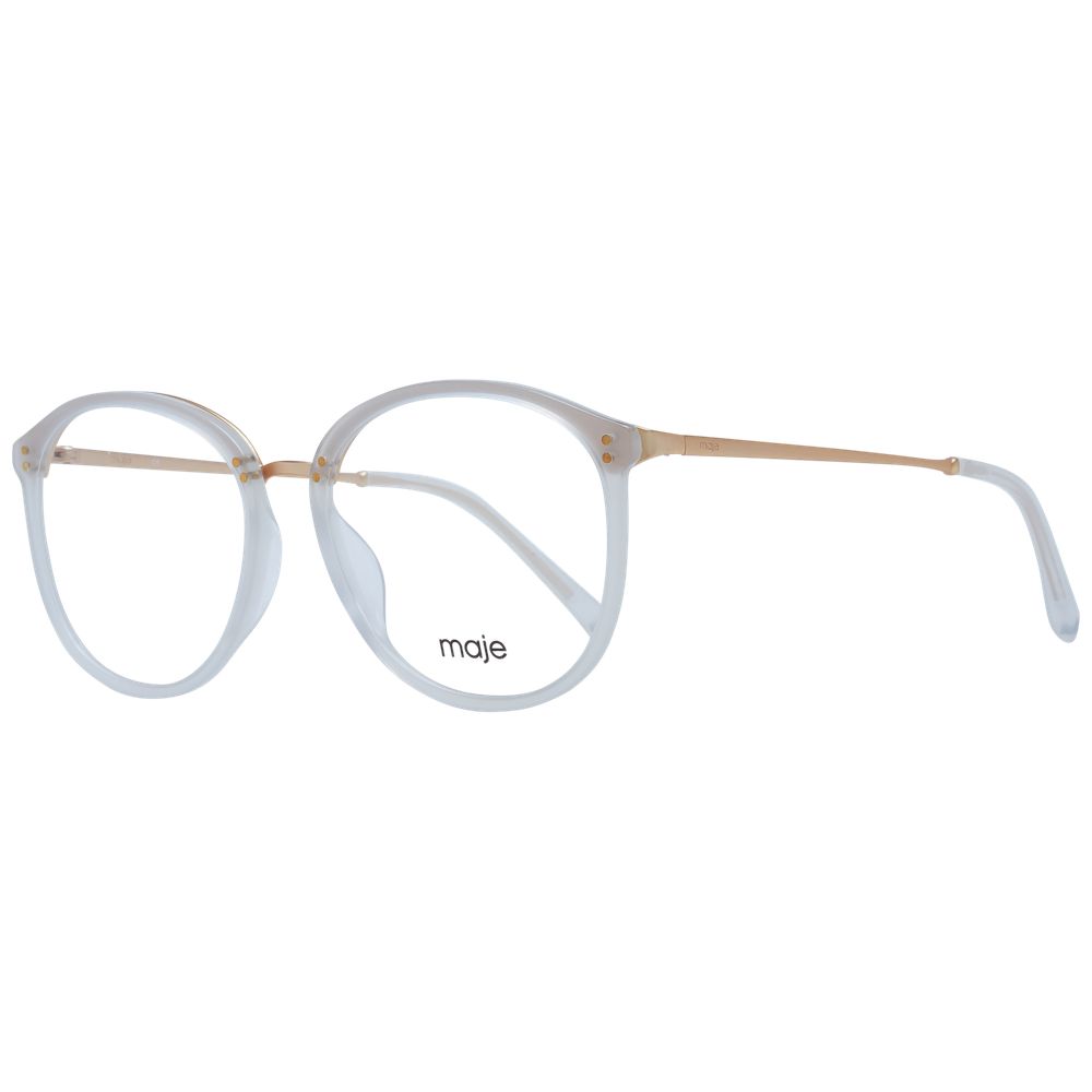 White Acetate & Stainless Steel Glasses (Frames)