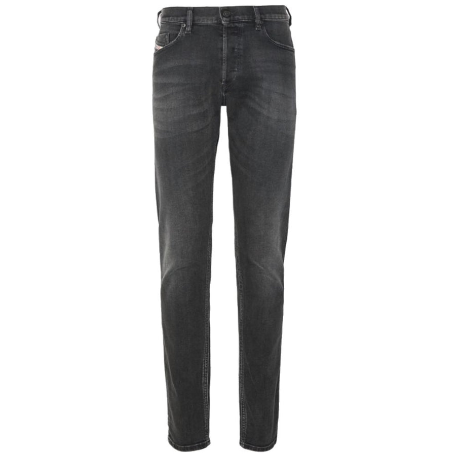 Black Cotton Men Jeans