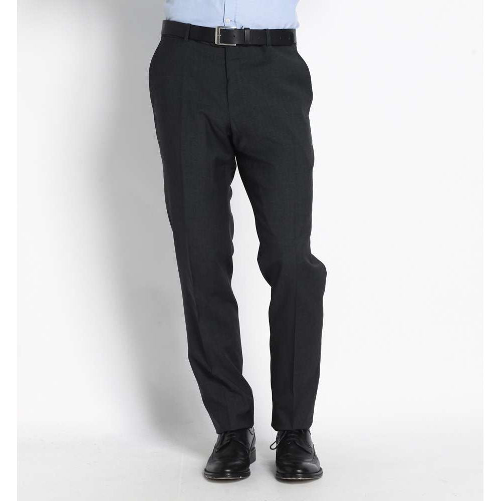 Gray Wool Men Suit Pant
