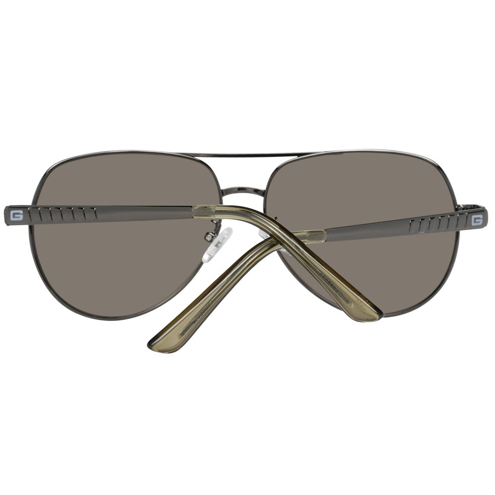 Gray Metal Sunglasses