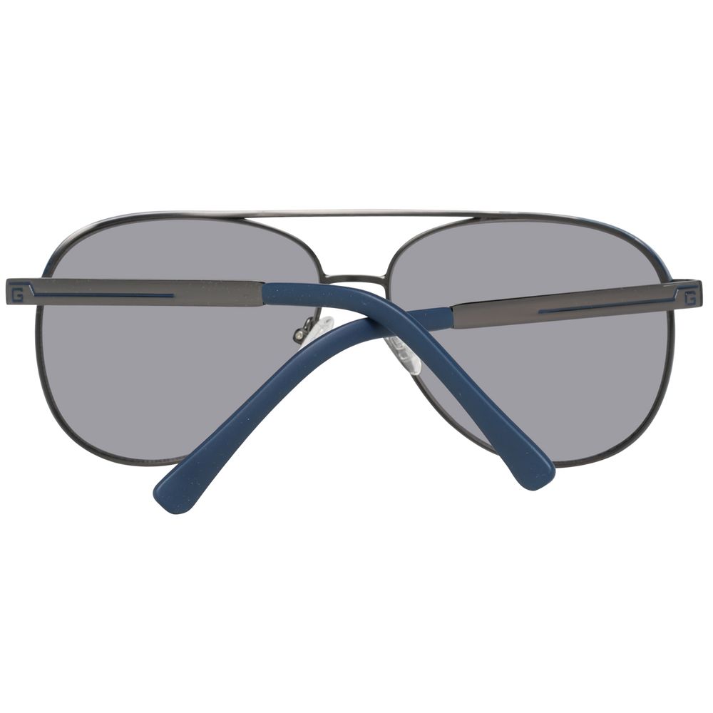 Gray Metal Sunglasses