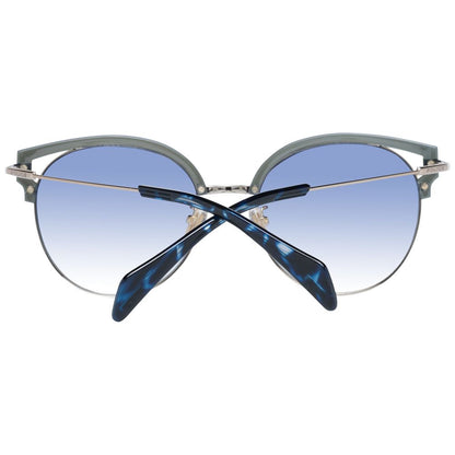 Blue Metal & Plastic Sunglasses