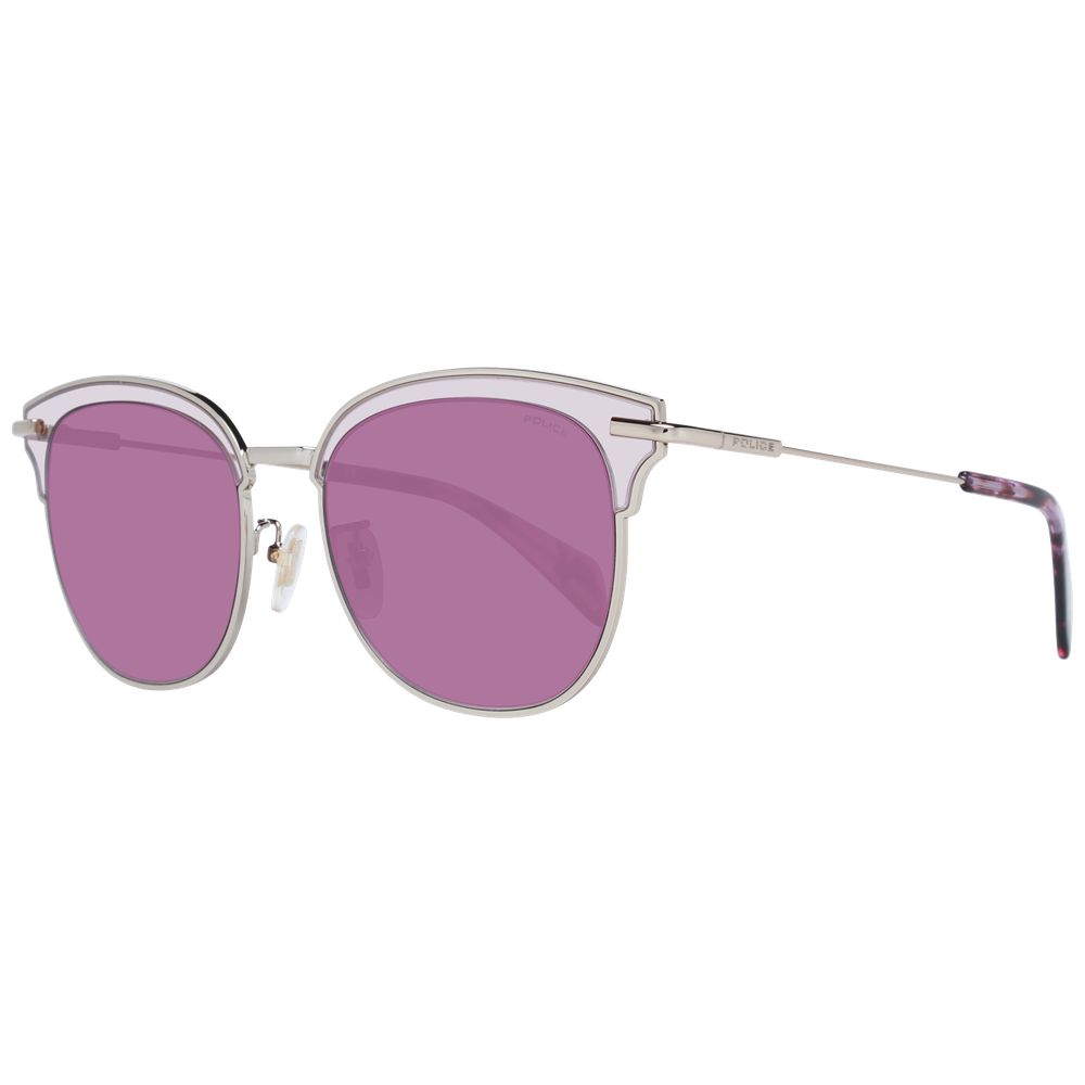 Burgundy Metal & Plastic Sunglasses