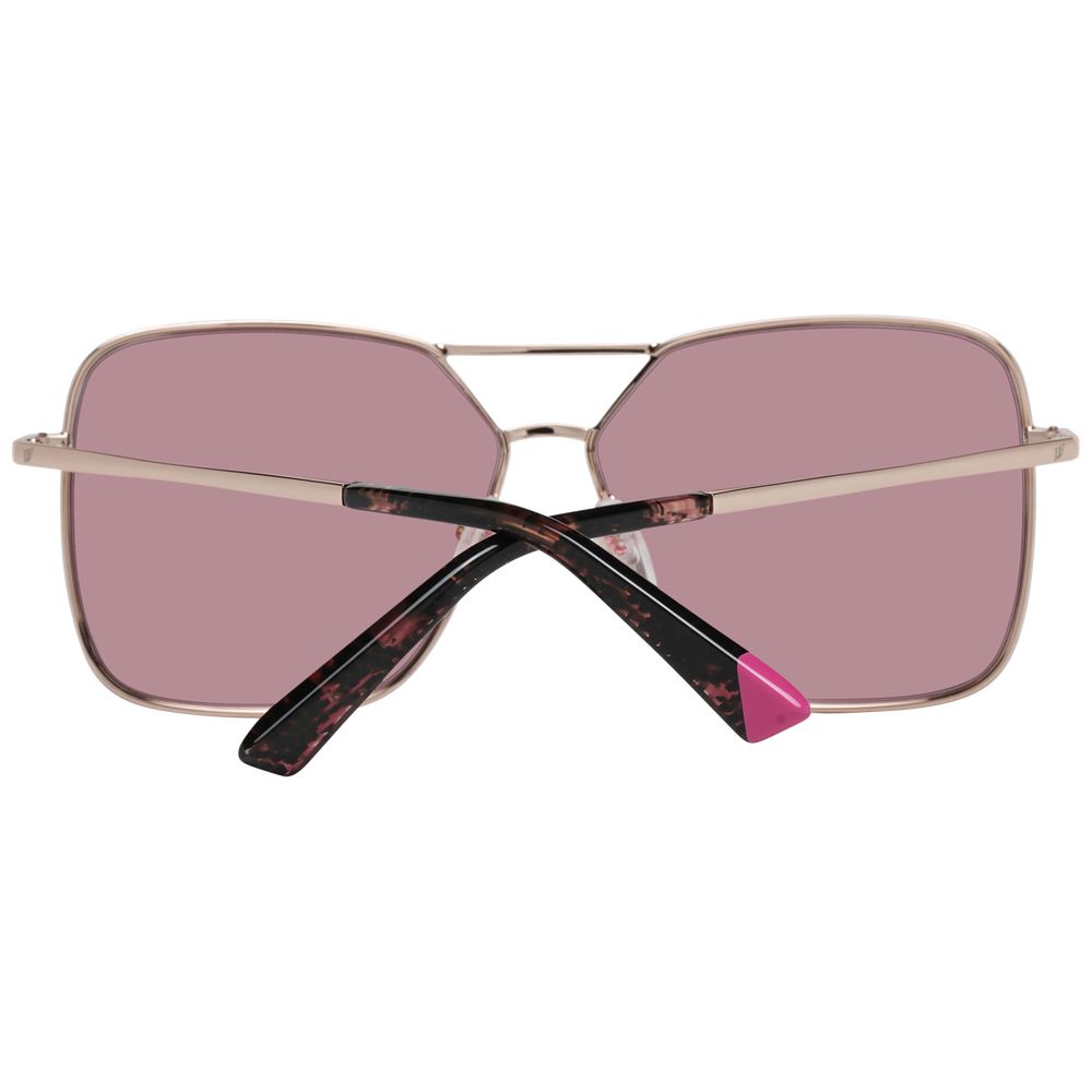 Rose Gold Metal Sunglasses