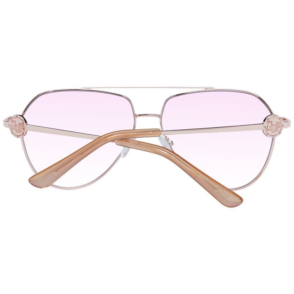 Rose Gold Metal Sunglasses