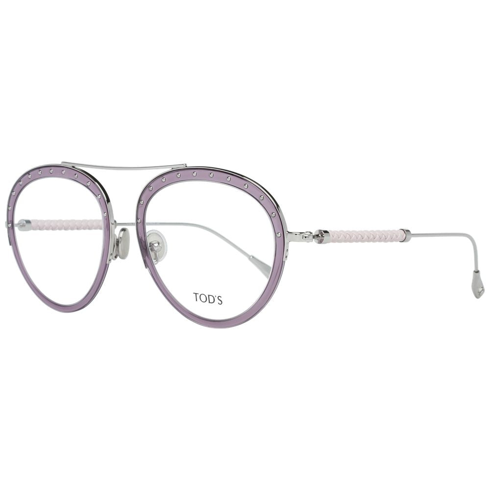 Purple Metal & Leather Glasses (Frames)