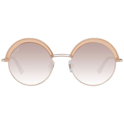 Rose Gold Metal & Plastic Sunglasses