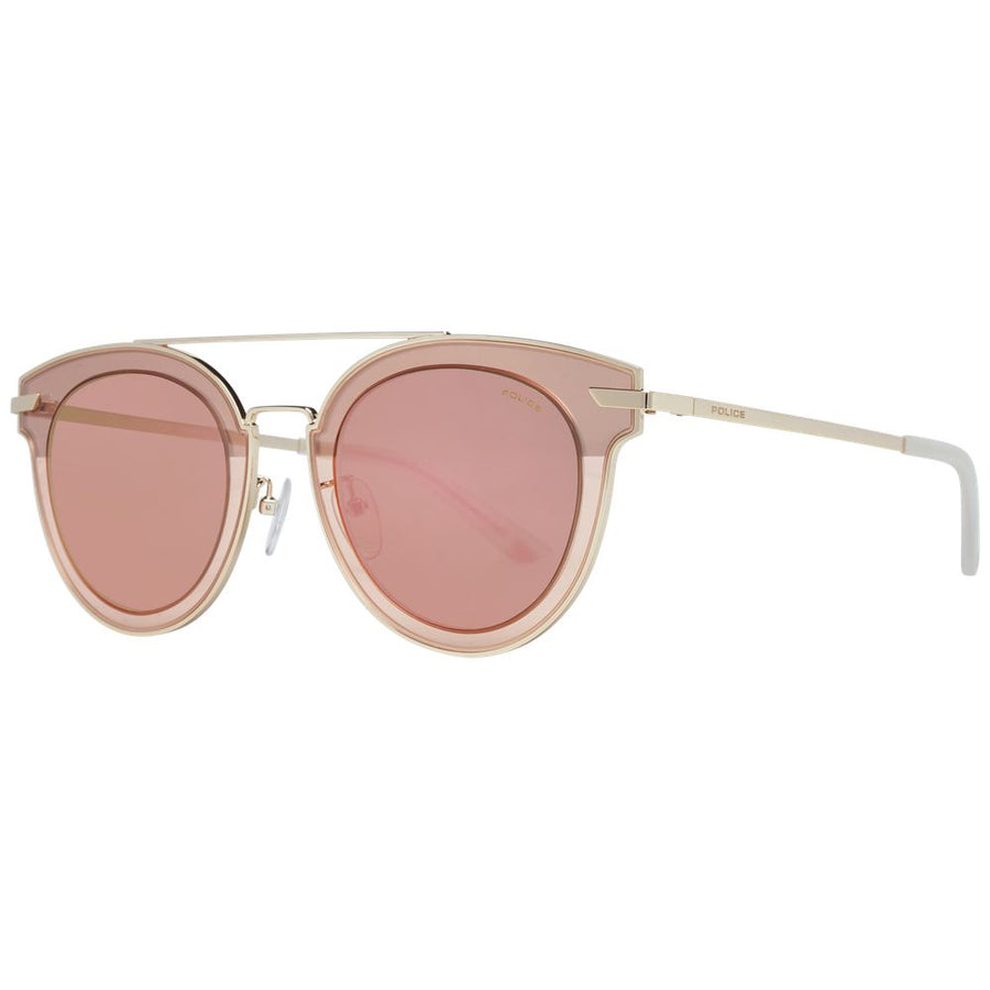 Rose Gold Metal & Plastic Sunglasses