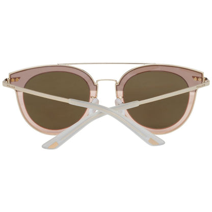 Rose Gold Metal & Plastic Sunglasses