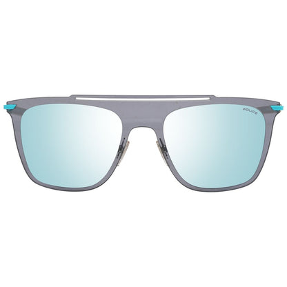 Blue Metal & Plastic Sunglasses