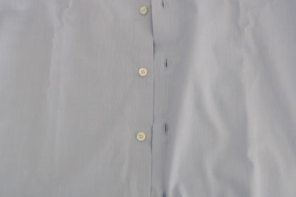 Light Blue Cotton Slim Fit Dress Shirt