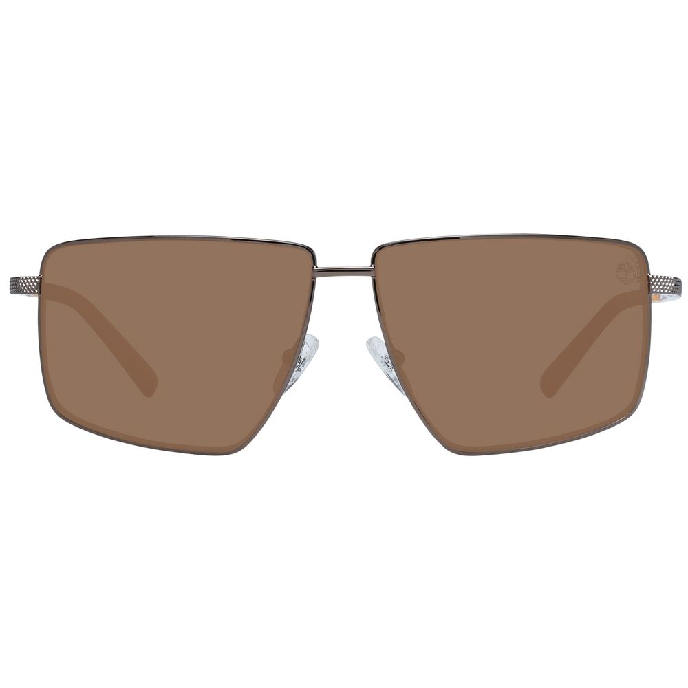 Brown Metal Sunglasses