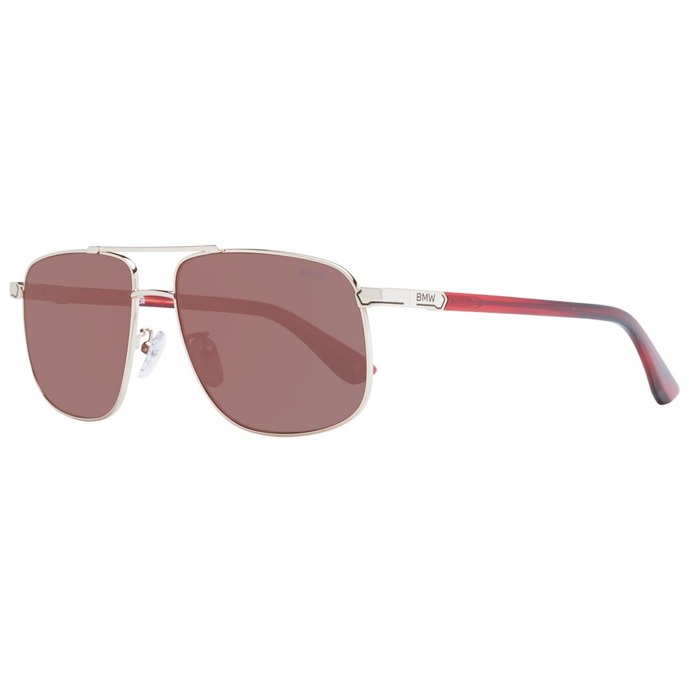 Rose Gold Metal Sunglasses