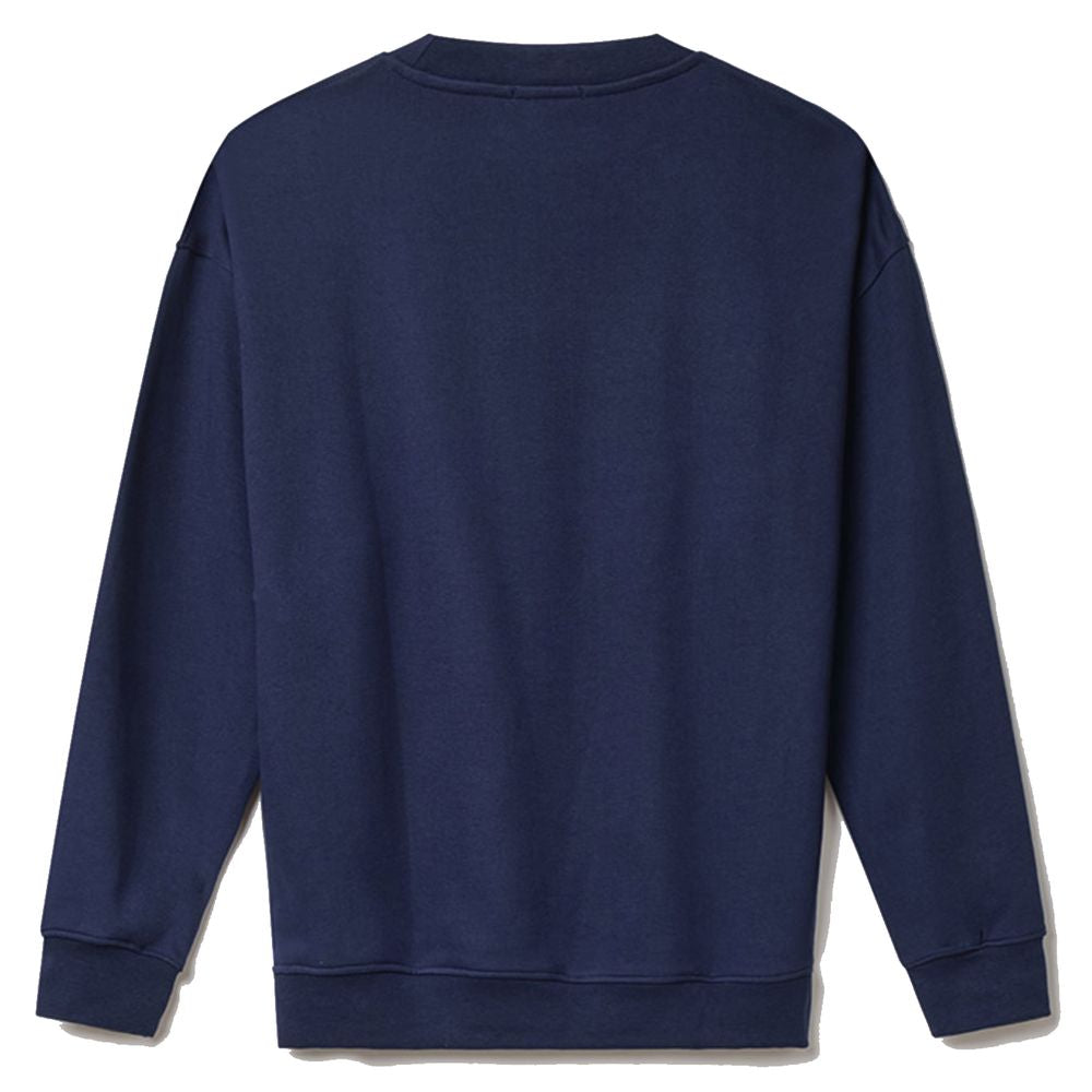 Blue Cotton Men's Sweater