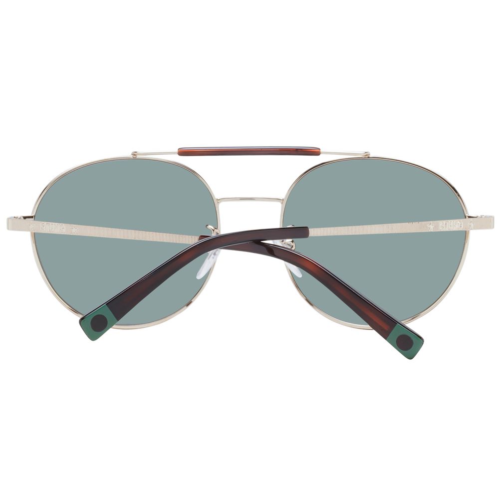 Brown Metal Sunglasses