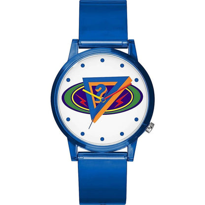 Blue Resin Dress Watch